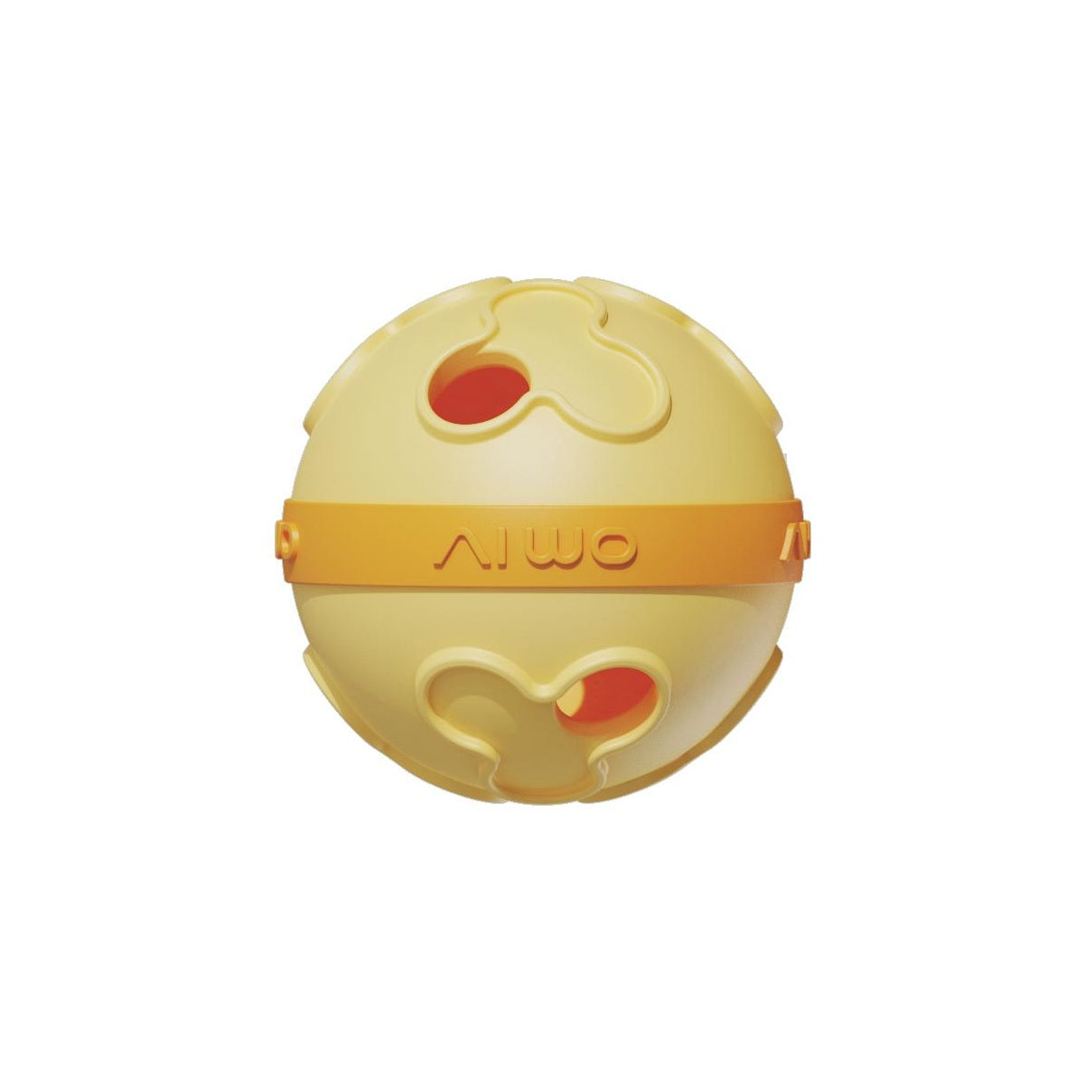 【Aiwo】クローバー 知育トリーツボール - イエロー